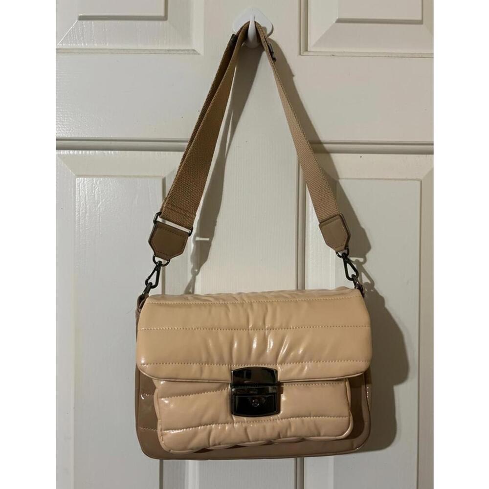 Think Royln Quilted Shoulder Bag Adjustable Strap & chain - Picture 3 of 9